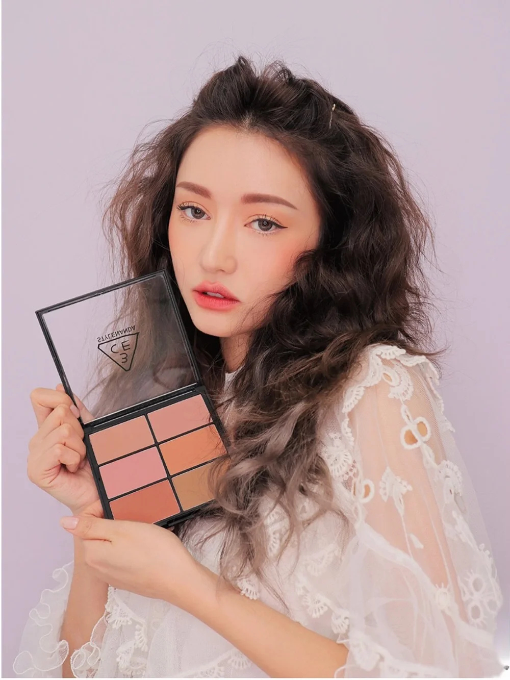 BNIB 3CE Limited Edition 10th Anniversary Set MUSEDAY Palette & SOFTENER Blush